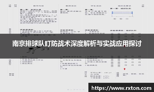 南京排球队盯防战术深度解析与实战应用探讨